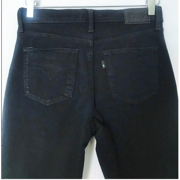 LEVI'S BLACK 311 SHAPING SKINNY DENIM JEANS 28 - Picture 7 of 11